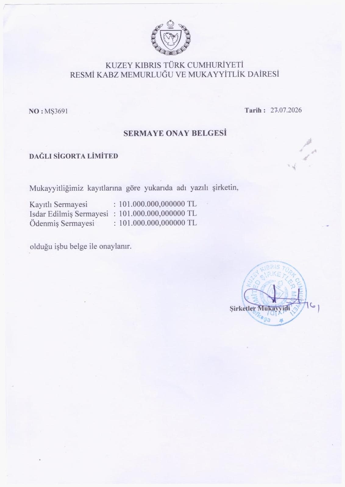 SERMAYE YAPISI
